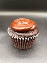Load image into Gallery viewer, JB3 SuperDarkChoc OliveOil Cupcake (1)
