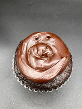 Load image into Gallery viewer, JB3 SuperDarkChoc OliveOil Cupcake (1)
